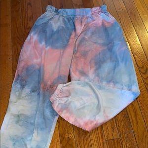 Tye dye joggers
